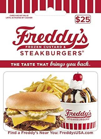 Freddy’s Frozen Custard & Steakburgers Gift Card