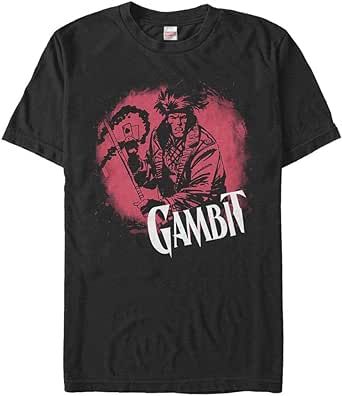 Marvel Big & Tall Classic Gambit Circle Men's Tops Short Sleeve Tee Shirt