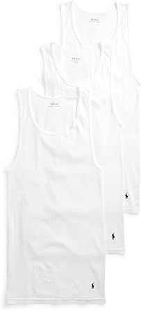 POLO RALPH LAUREN Men's Classic Fit Cotton Tanks 3-Pack