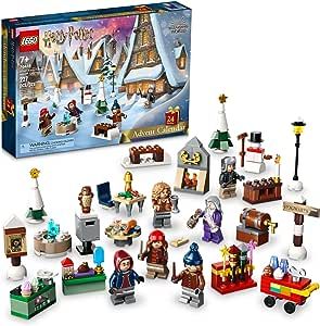 LEGO Harry Potter 2023 Advent Calendar 76418 Christmas Countdown Playset with Daily Suprises, Discover New Experiences with this Holiday Gift Featuring 18 Hogsmeade Village Mini Builds & 6 Minifigures
